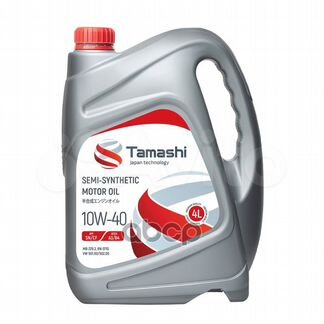 Масло моторное полусинтетическое tamashi 4л 10W