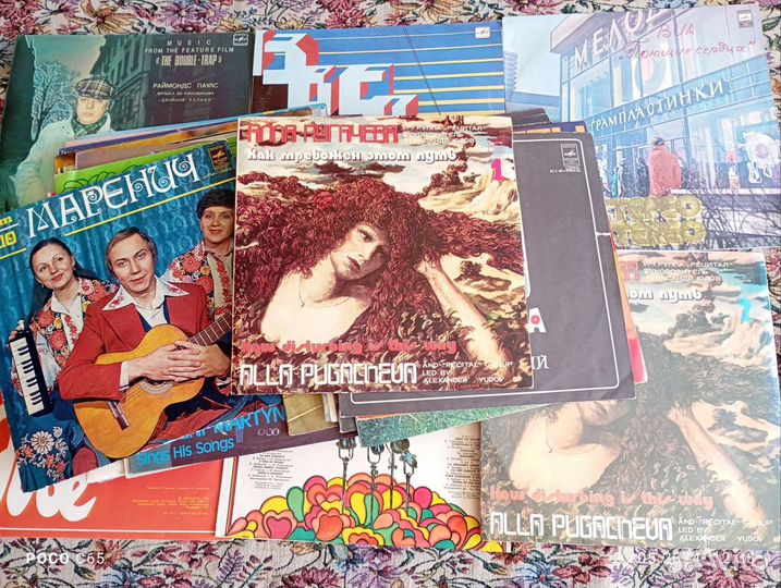 Виниловые пластинки СССР