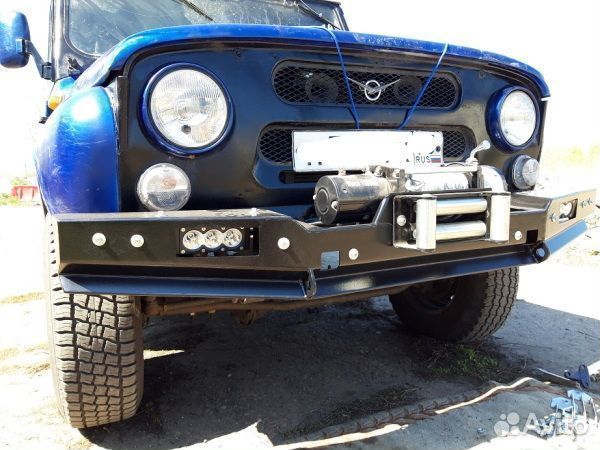 Передний бампер rubicon-1 УАЗ 469 Хантер Барс