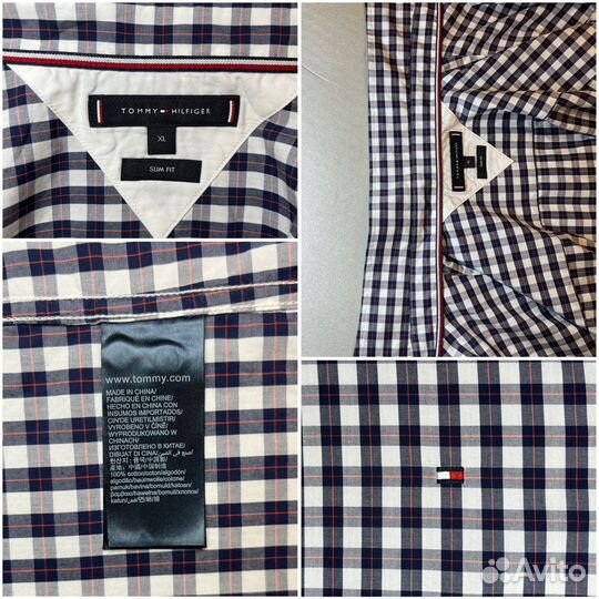 Рубашки Tommy Hilfiger, Levis размер XL