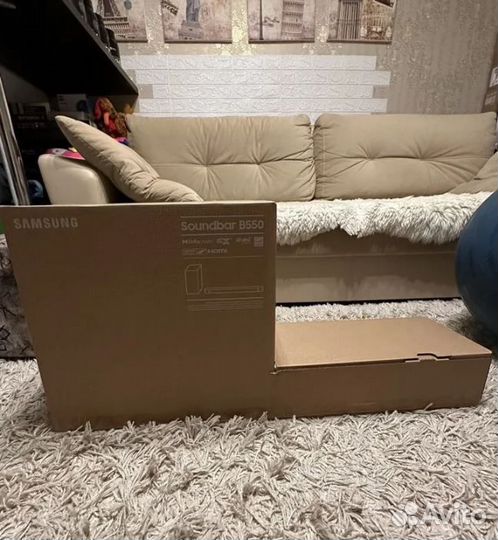 Саундбар Samsung HW-B550 Black, 410 Вт