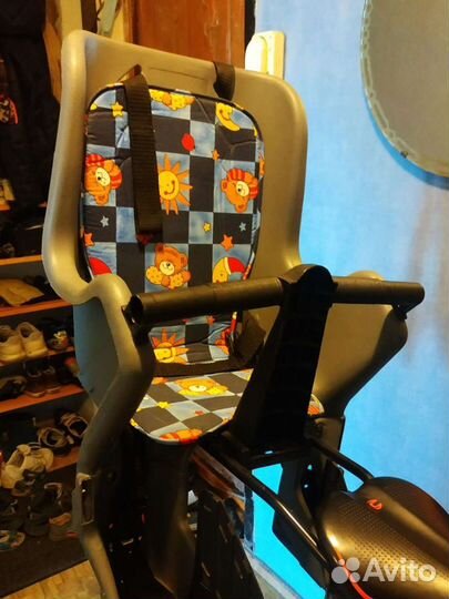 Детское велокресло на багажник