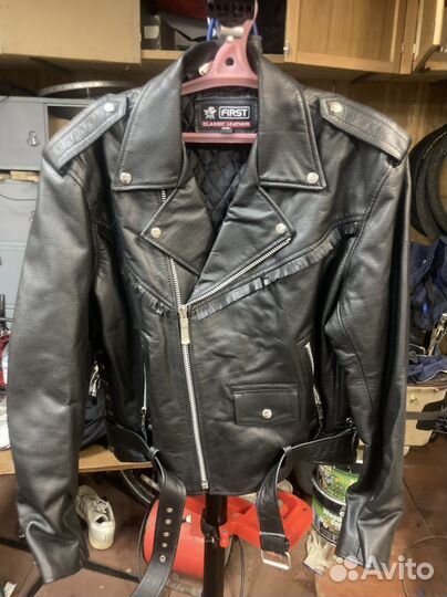 Мото косуха first classical leather xxl кожа