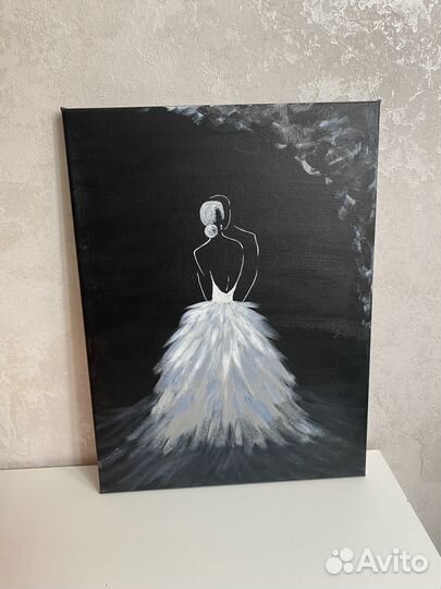 Картина ручной работы (акрил)
