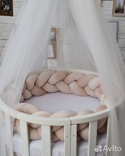 Бортик косичка