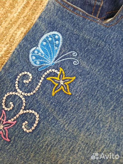 Детские джинсы, джемпер, платье