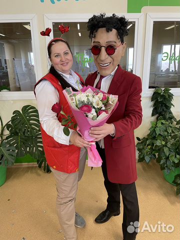 Ростовые куклы. Поздравление. Шуточный стриптиз