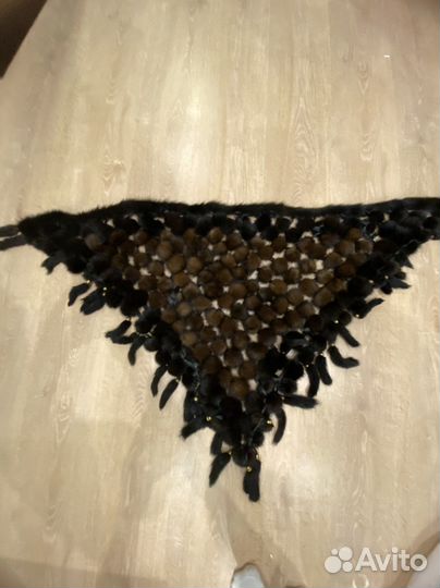 Платок шаль норковая