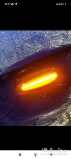 Бегущие поворотники Mitsubishi outlander lancer x