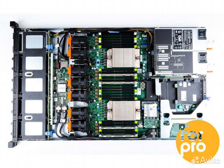 Сервер dell R620 8SFF 2xE5-2680 80GB, H710