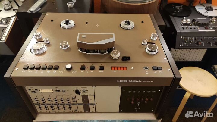Студийный катушечный магнитофон мэз-109М