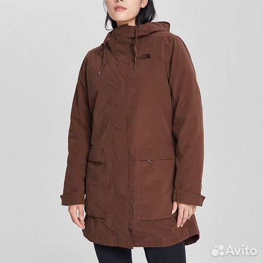 THE north face Windbreaker Jackets Women's Cameo Brown (L)(86)