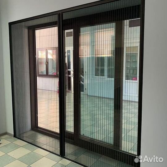 Москитная сетка гармошка