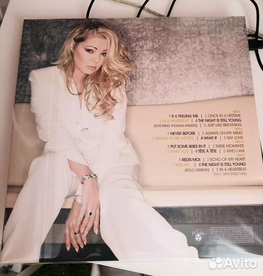 Sandra Back to life Yellow Vinyl LP