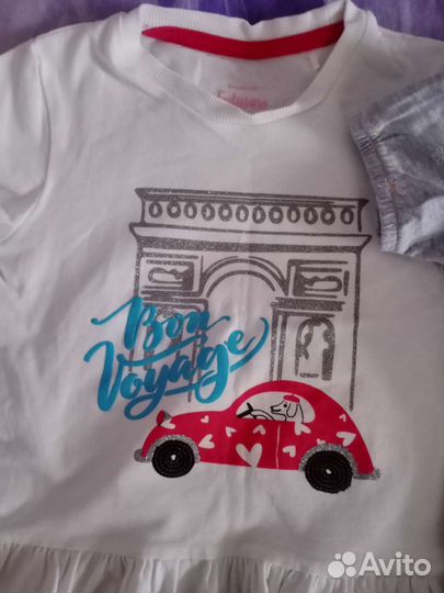 Вещи пакетом на девочку 98-104