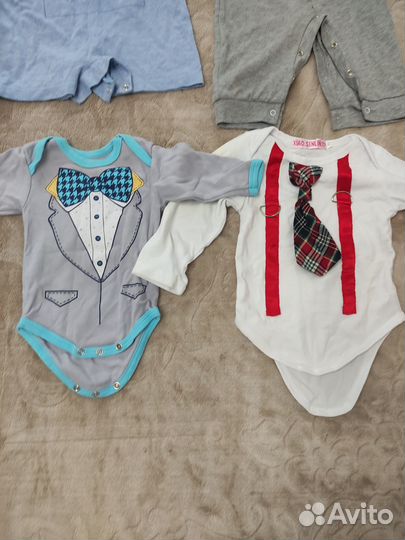 Вещи пакетом на мальчика до года