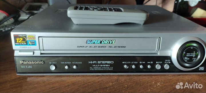 Видеоплеер Panasonic hi fi стерео NV-FJ80