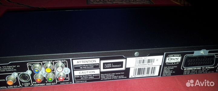 DVD плеер Pioneer DV-380k Black