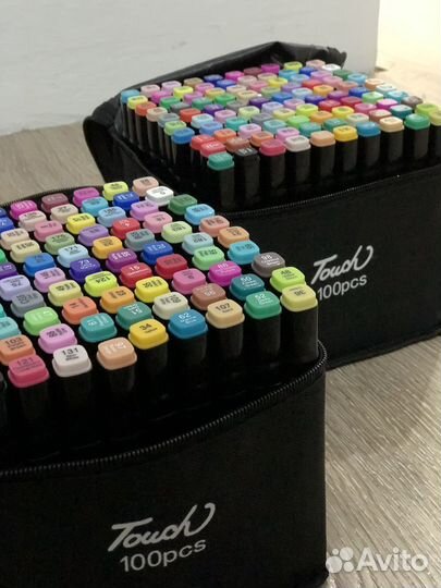 Маркеры для скетчинга двухсторонние