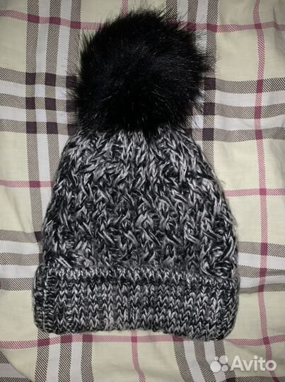 Шапка яндекс/ шапка с помпоном
