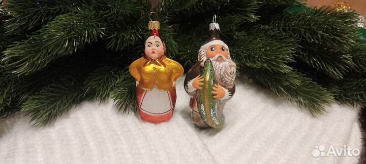 Елочные игрушки стекло новые