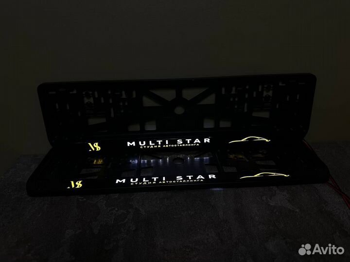 Номерные рамки с подсветкой ваш дизайн