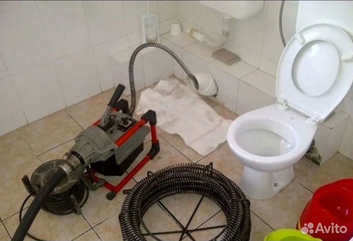 Прочистка труб Чистка канализации Очистка засора