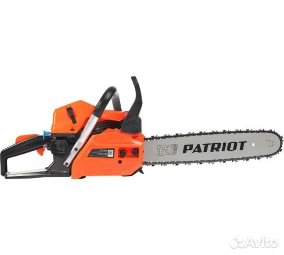 Пила бензиновая цепная patriot PT 452 3,4 л.с