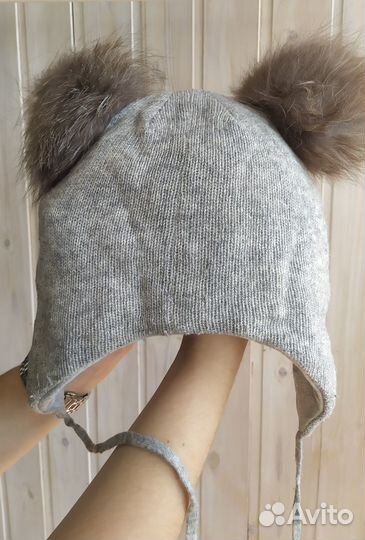 Зимняя шапочка для девочки 54 см Orso Bianco