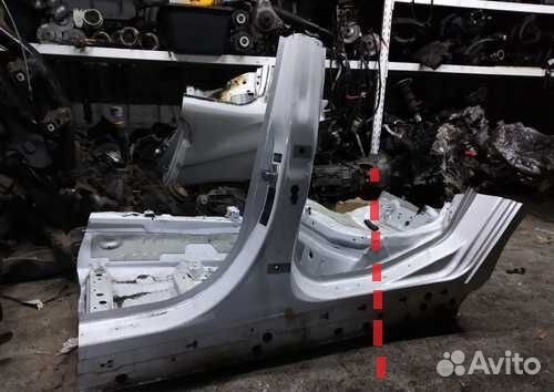 Порог со стойкой левый BMW F30 F31 F80