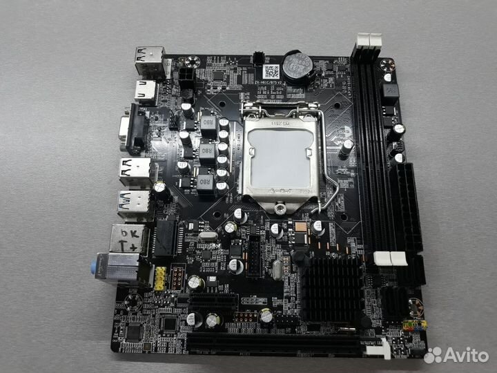 Материнская плата Socket 1155 microATX winnfox B75