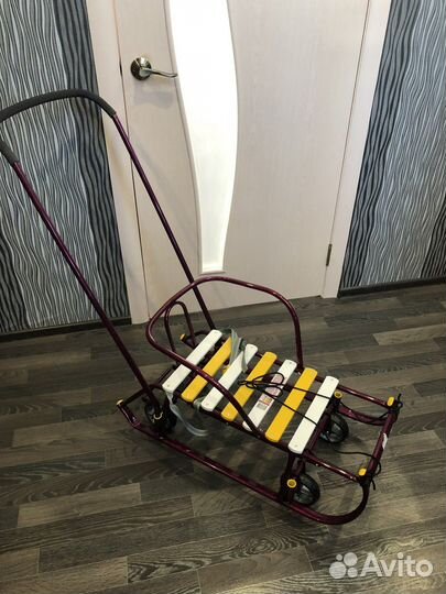 Санки с колесами