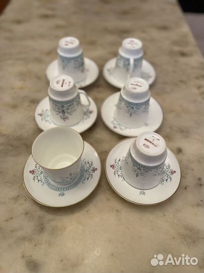 Чашка с блюдцем кофейная лфз