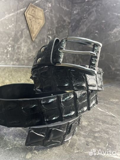 Мужской ремень из кожи Крокодила