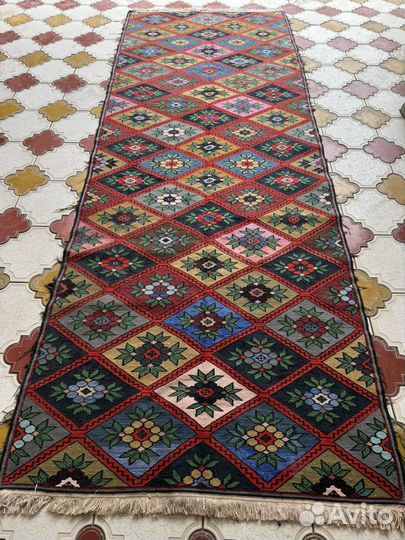 Ковер сумах дорожка ручная работа