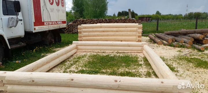 Срубы для бани (33). Липа, сосна