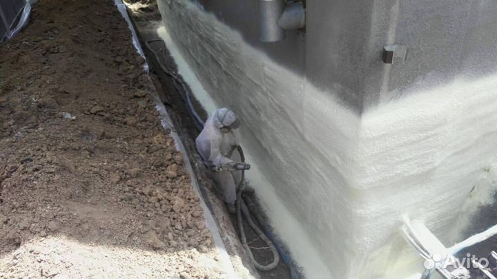 Утепление пенополиуретаном (ППУ) дома, кровля, фас