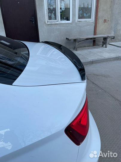 Спойлер крышки багажника Audi A3 2013-2019 (чёрный