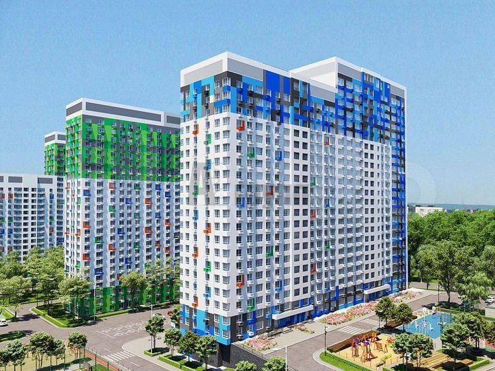 2-к. квартира, 40,1 м², 21/25 эт.