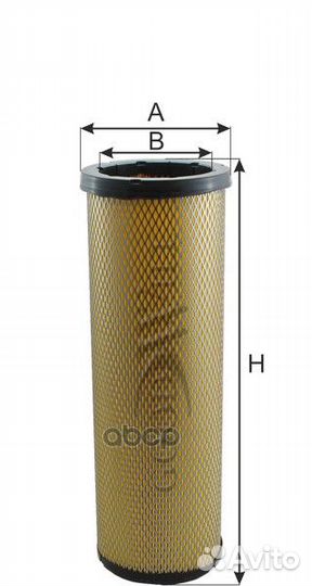 Фильтр воздушный (дополнительный) HCV AG10681