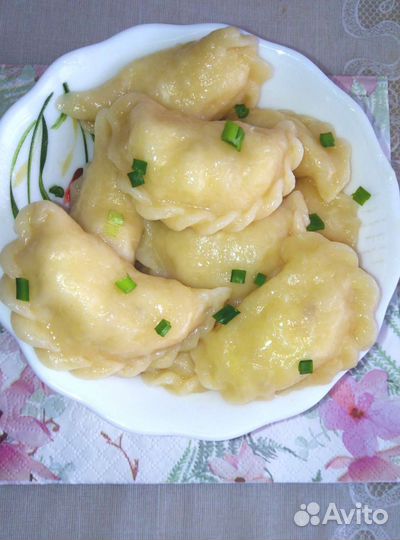 Вареники домашние с картошкой и грибами