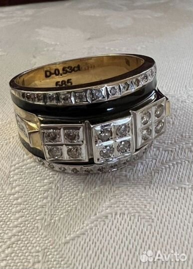 Золотое кольцо мужское