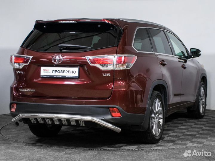 Toyota Highlander 3.5 AT, 2014, 102 350 км