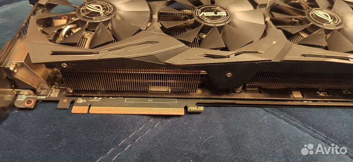 Видеокарта rx580 8gb asus ROG strix gaming