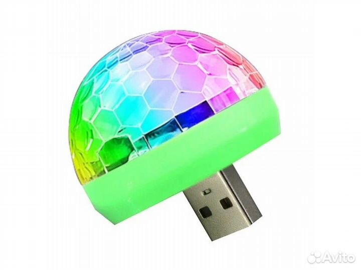 USB дискошар - светомузыка LED SMD