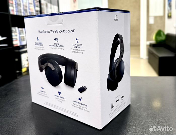 Гарнитура Sony Pulse 3D камуфляж новая