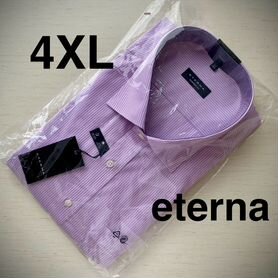 Рубашка 4XL eterna новая ворот 50