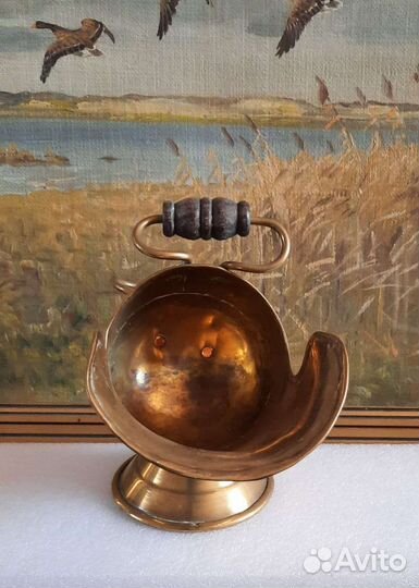 Антикварный бронзовый зольник