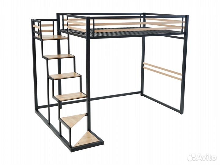 Кровать чердак с местом под рабочую зону