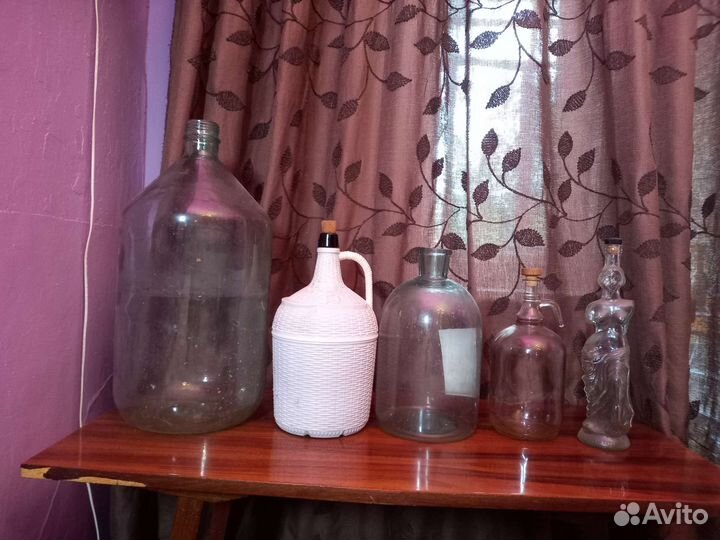 Стеклянные бутыли